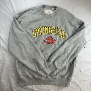 Levi’s X Simpson Springfield Pull Over Sweatshirt Size M